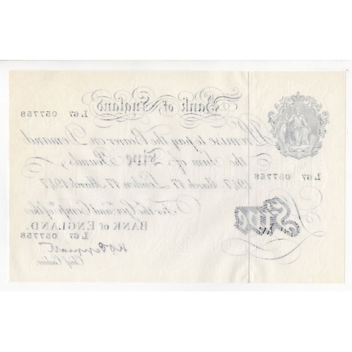 247 - Peppiatt 5 Pounds (B264) dated 17th March 1947, serial L67 057758, London issue on thin paper, a con... 