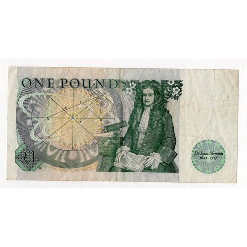 265 - Somerset 1 Pound (B342), exceptionally scarce REPLACEMENT note, serial MN03 996477 (B342, Pick377br)... 