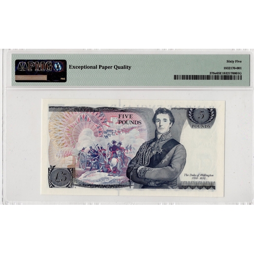 268 - Somerset 5 Pounds (B345) issued 1987, FIRST RUN 'RA01' prefix, serial RA01 010434 (B345, Pick378e) i... 