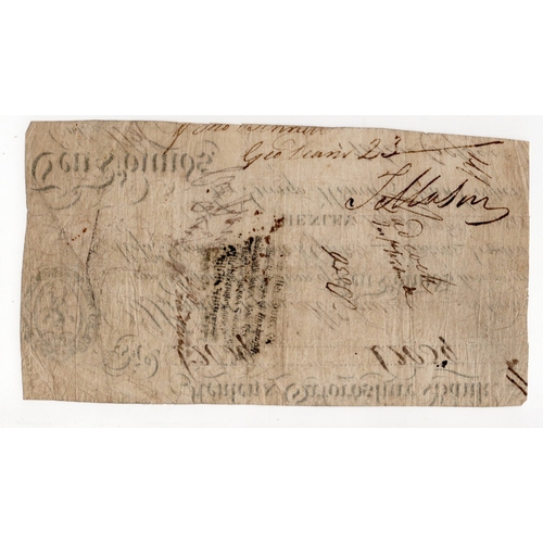 277 - Henley & Oxfordshire Bank 10 Pounds dated 1818, serial No. L2039 for George Hewell & John Cooper (Ou... 