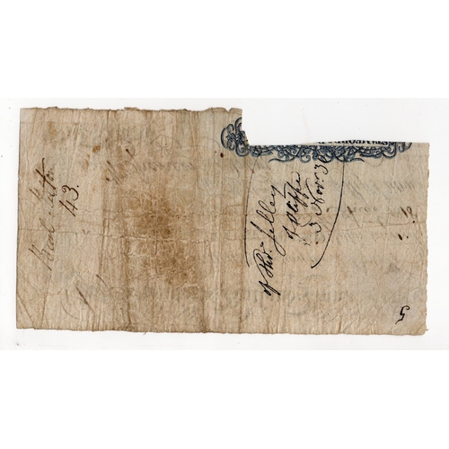 286 - Stamford & Rutland Bank 1 Pound dated 1818, No. Y617 for William Johnson & Stephen Eaton (Outing2033... 