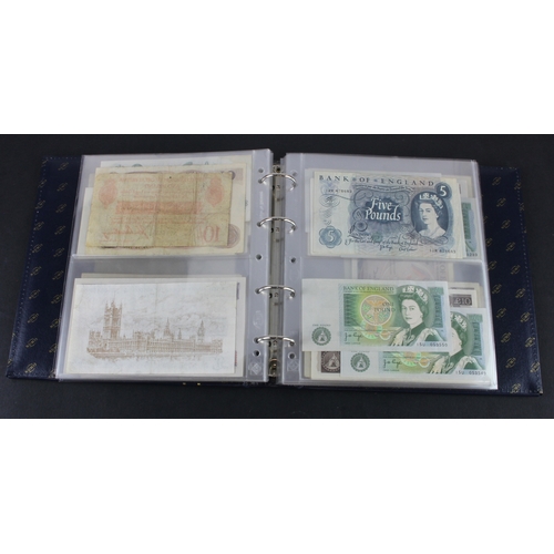 49 - Bank of England & Treasury (87), collection in album with slip case, Bradbury 1 Pound & 10 Shillings... 