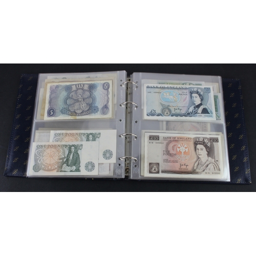 49 - Bank of England & Treasury (87), collection in album with slip case, Bradbury 1 Pound & 10 Shillings... 