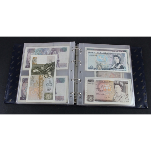 49 - Bank of England & Treasury (87), collection in album with slip case, Bradbury 1 Pound & 10 Shillings... 