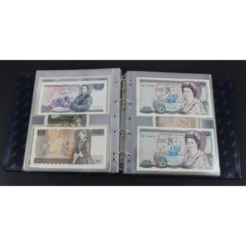 49 - Bank of England & Treasury (87), collection in album with slip case, Bradbury 1 Pound & 10 Shillings... 