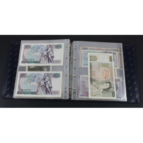 49 - Bank of England & Treasury (87), collection in album with slip case, Bradbury 1 Pound & 10 Shillings... 