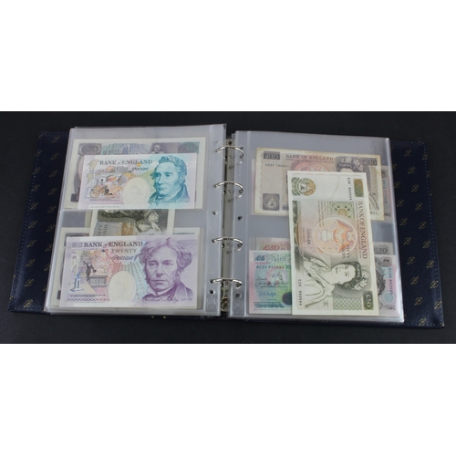 49 - Bank of England & Treasury (87), collection in album with slip case, Bradbury 1 Pound & 10 Shillings... 