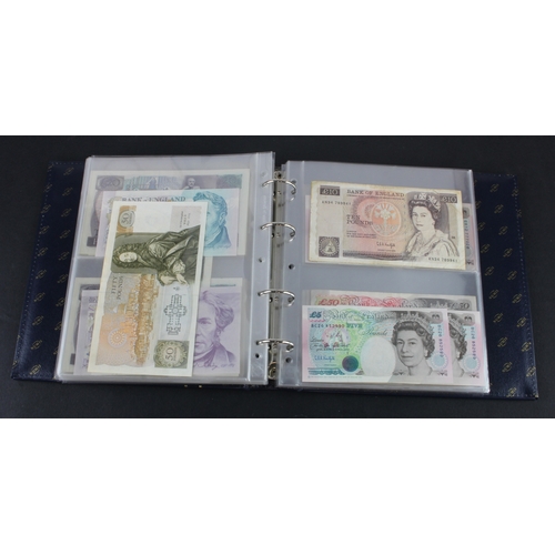 49 - Bank of England & Treasury (87), collection in album with slip case, Bradbury 1 Pound & 10 Shillings... 