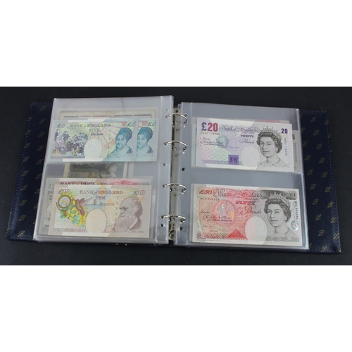 49 - Bank of England & Treasury (87), collection in album with slip case, Bradbury 1 Pound & 10 Shillings... 