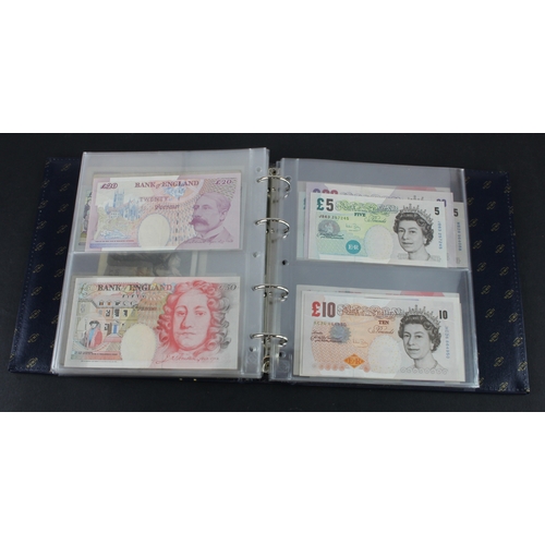 49 - Bank of England & Treasury (87), collection in album with slip case, Bradbury 1 Pound & 10 Shillings... 