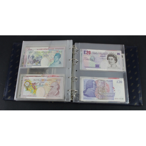 49 - Bank of England & Treasury (87), collection in album with slip case, Bradbury 1 Pound & 10 Shillings... 