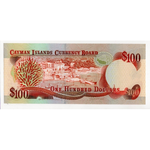 594 - Cayman Islands 100 Dollars dated 1996, serial B/1 251708 (BNB B120a, Pick20) Uncirculated