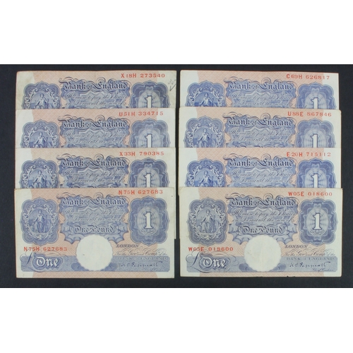 62 - Bank of England (29), a collection of Britannia 1 Pound notes, comprising Peppiatt (10), Beale (10),... 