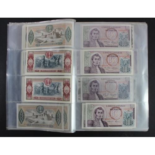 640 - Colombia (125), a large collection with no duplication, some identical types but all have different ... 