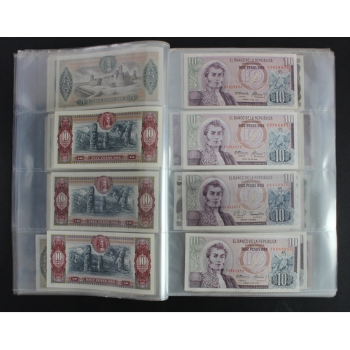 640 - Colombia (125), a large collection with no duplication, some identical types but all have different ... 