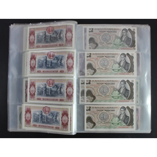 640 - Colombia (125), a large collection with no duplication, some identical types but all have different ... 