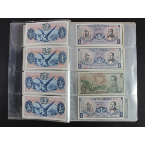 640 - Colombia (125), a large collection with no duplication, some identical types but all have different ... 