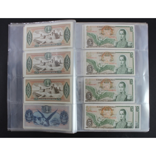 640 - Colombia (125), a large collection with no duplication, some identical types but all have different ... 