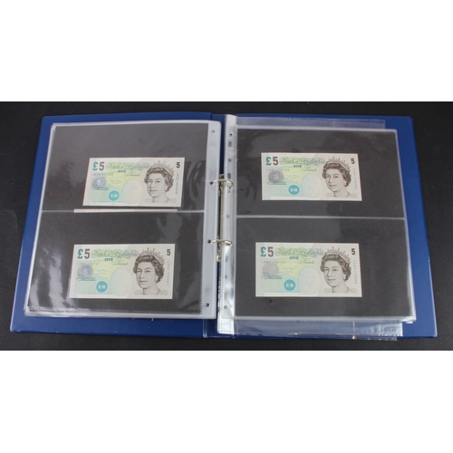 70 - Bank of England (97), collection in album, Peppiatt 1 Pound (2) 1940 and 1948, 10 Shillings 1940, O'... 