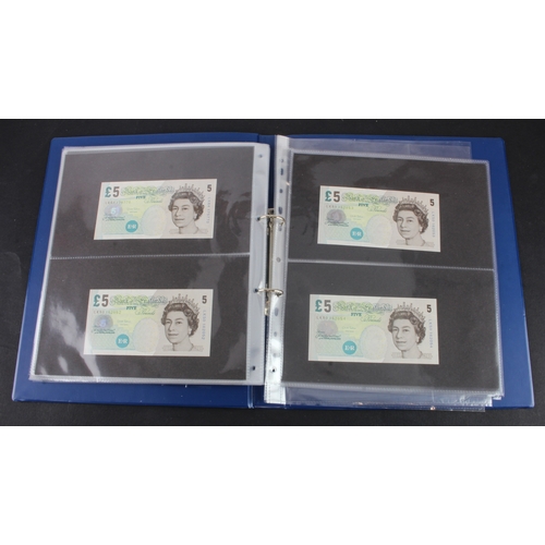 70 - Bank of England (97), collection in album, Peppiatt 1 Pound (2) 1940 and 1948, 10 Shillings 1940, O'... 