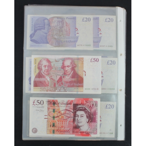 73 - Bank of England and Treasury (57), Warren Fisher 10 Shillings & 1 Pound, Bank of England range from ... 