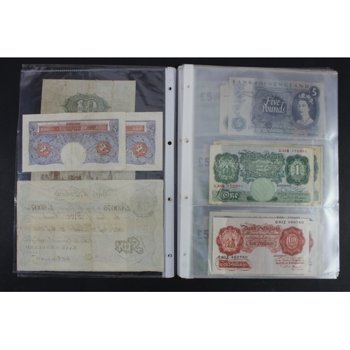 73 - Bank of England and Treasury (57), Warren Fisher 10 Shillings & 1 Pound, Bank of England range from ... 