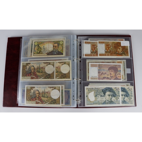 759 - France (94), collection in Hendon Album, including a good group of 10 Francs dated 1916 and 1917 plu... 