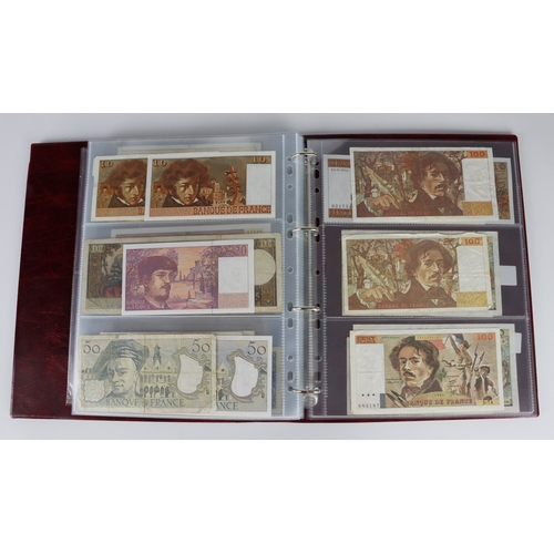 759 - France (94), collection in Hendon Album, including a good group of 10 Francs dated 1916 and 1917 plu... 