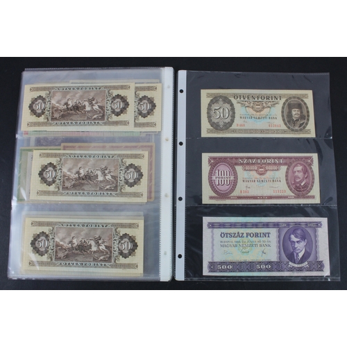 828 - Hungary (39), 20 & 50 Filler, 1 Korona, 2 Korona, 10 Korona, 20 Korona, 1000 Korona dated 1920, 1 an... 