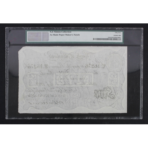 86 - Catterns 5 Pounds (B228d) dated 8th August 1929, scarce LEEDS branch note, serial 433/U 16276 (B228d... 