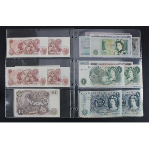 61 - Bank of England (27), a collection ranging from Hollom to Salmon with denominations 10 Shillings to ... 