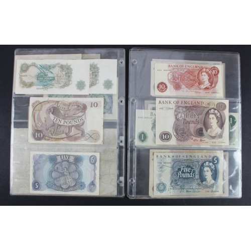 63 - Bank of England (33), a collection ranging from Peppiatt to Cleland with denominations 10 Shillings ... 