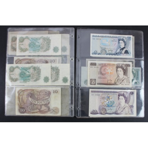 63 - Bank of England (33), a collection ranging from Peppiatt to Cleland with denominations 10 Shillings ... 