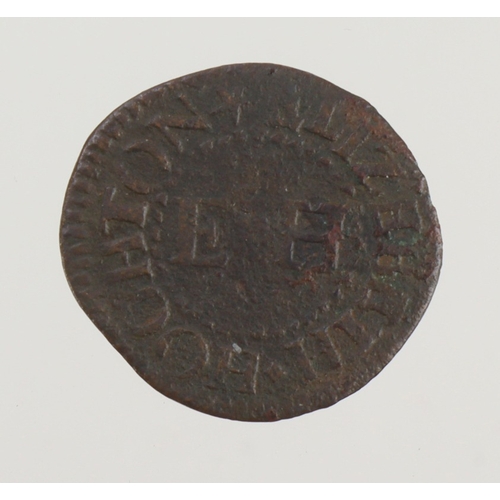 1178 - Token, 17thC: Cambridge, Elizabeth Hoghton Farthing, Cambs #54, VG/fair.