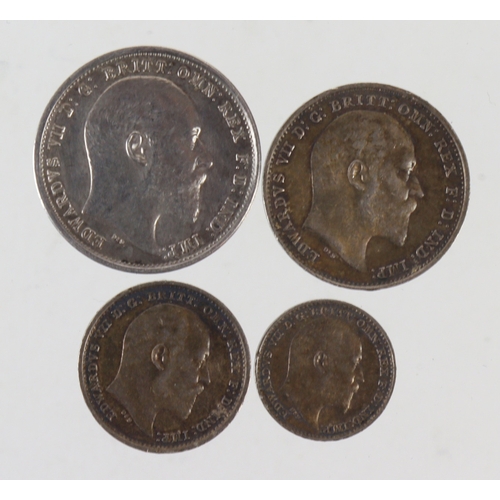 122 - Maundy Set 1902 matte proof, toned EF