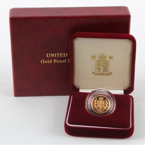 15 - Half Sovereign 2002 Proof FDC boxed as issued