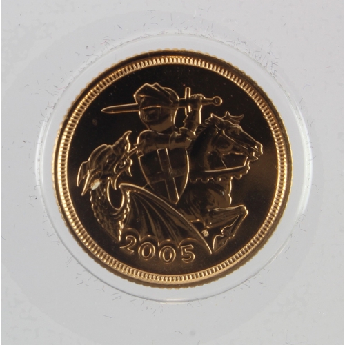 17 - Half Sovereign 2005 BU still sealed