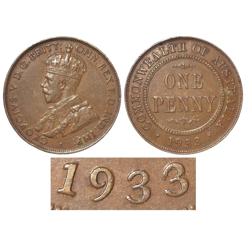 217 - Australia Penny 1933/2, VF