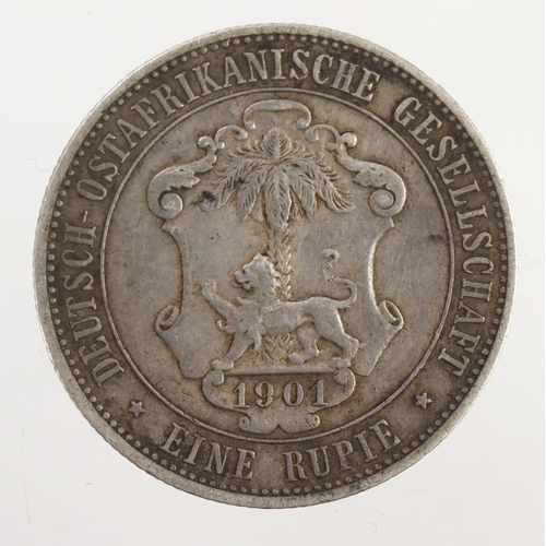 234 - German East Africa silver Rupie 1901 GF