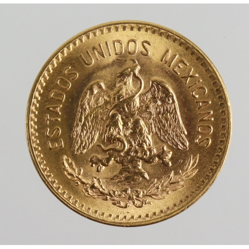 285 - Mexico gold 10 Pesos 1959 AU (0.2411 troy oz AGW)