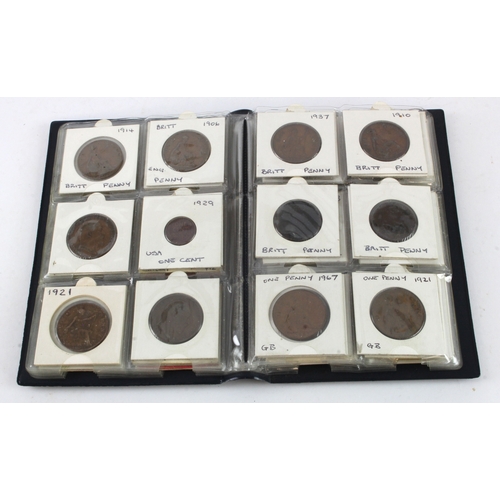 674 - GB & Australian coins, a small album full, 19th-20thC including silver.