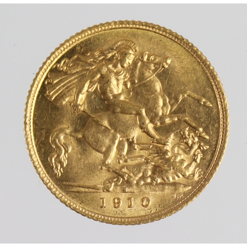 9 - Half Sovereign 1910 EF