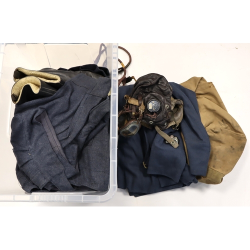 237 - RAF WW2 superb original lot of flying equipment to one man pilot warrant officer F Ford flying Welli... 