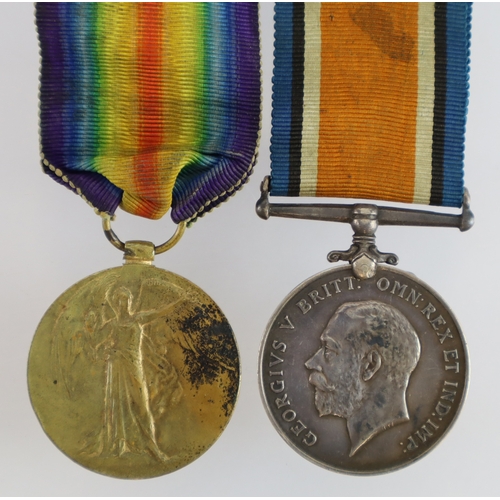 453 - BWM & Victory Medal (246672 Gnr P Boxley RA)