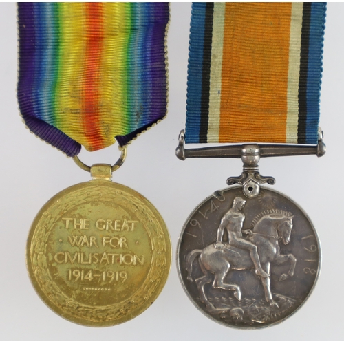 453 - BWM & Victory Medal (246672 Gnr P Boxley RA)