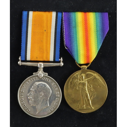 455 - BWM & Victory Medal (2746 Gnr H S Temple RA)