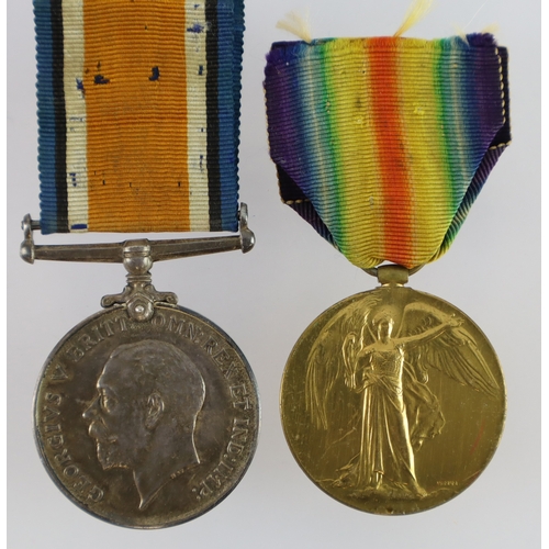 462 - BWM & Victory Medal (44855 Pte J Bullock L.N.Lan.R.)