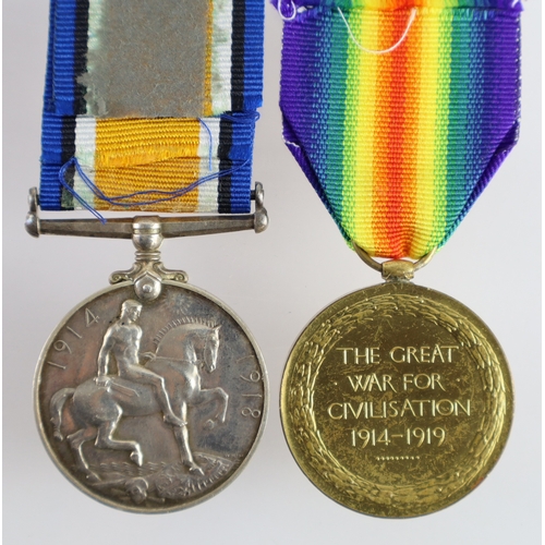 470 - BWM & Victory Medal (5775 Pte H Davey 21-London R) Killed in Action 12th Sept 1916, born St Germans,... 