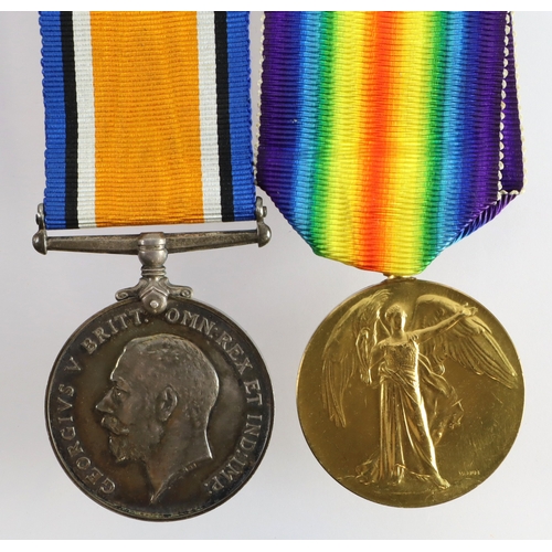 471 - BWM & Victory Medal (60533 Pte E M Adams MGC)