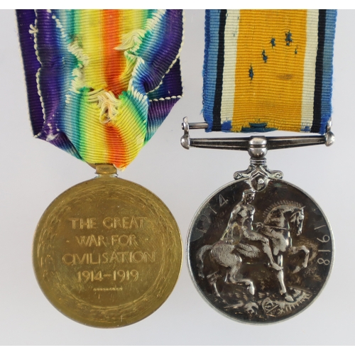 473 - BWM & Victory Medal (76472 Pte C Shillaker Manch R) correction noted. Born Billesdon, Leicestershire